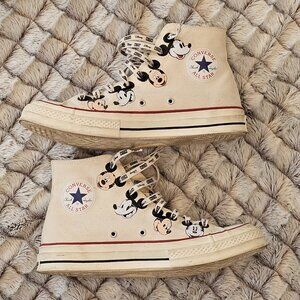 Converse Chuck Taylor Mickey Mouse High Top Disney Sneakers Men 9.5 women 11.5